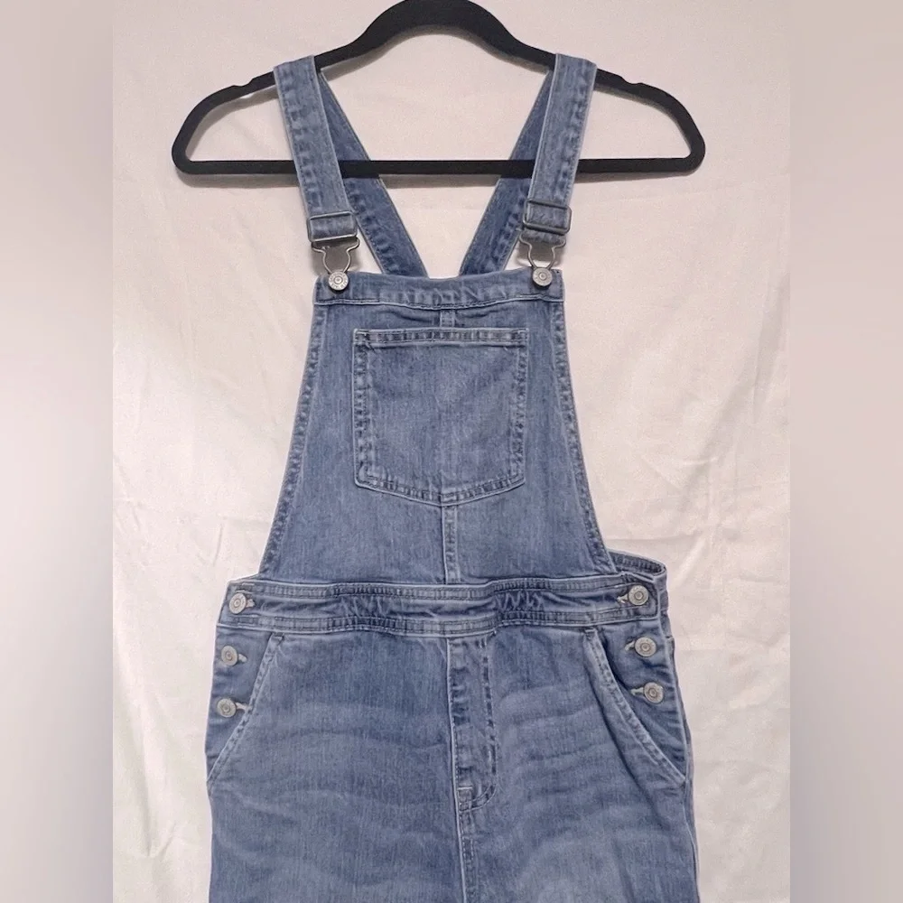 Cat & Jack Classic Blue Denim Overalls | Fall | Trendy | Casual | Cotton - Picture 6 of 15